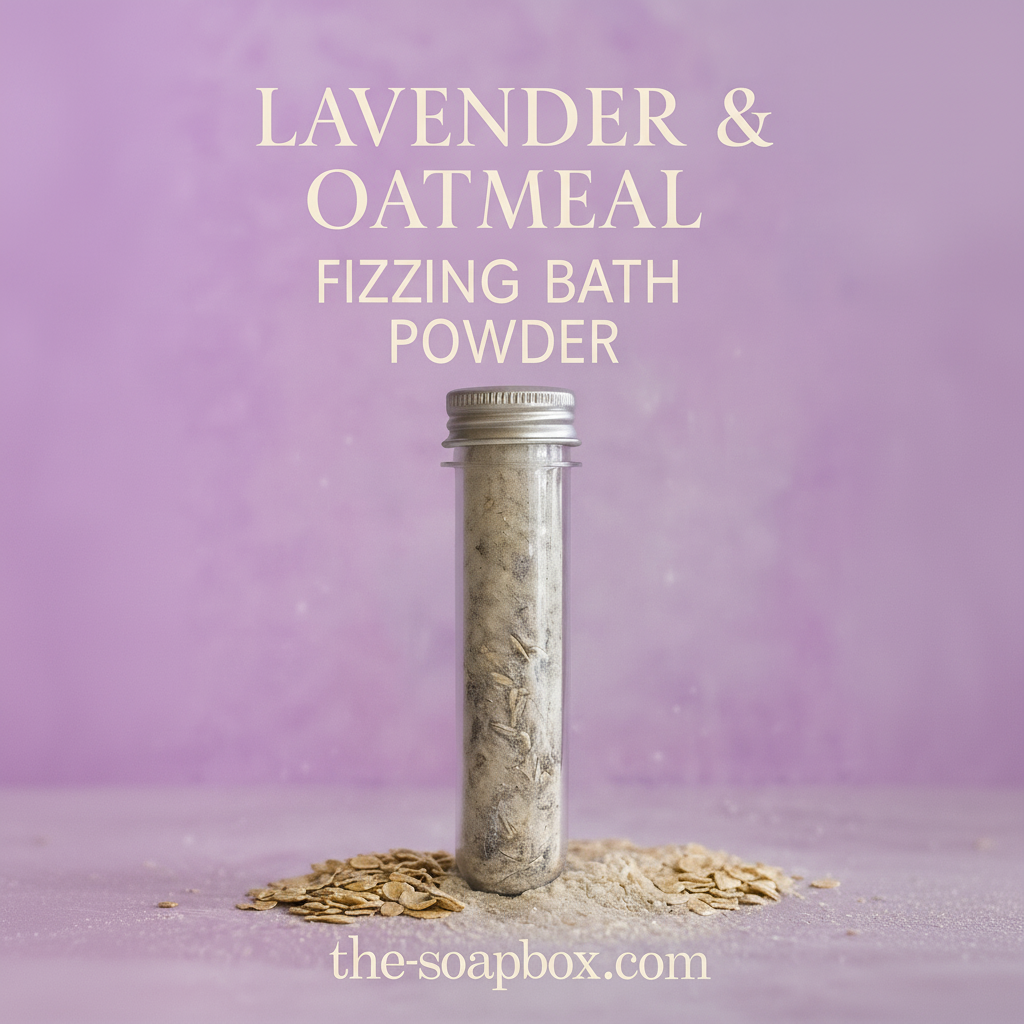 Lavender & Oatmeal Fizzing Bath Powder