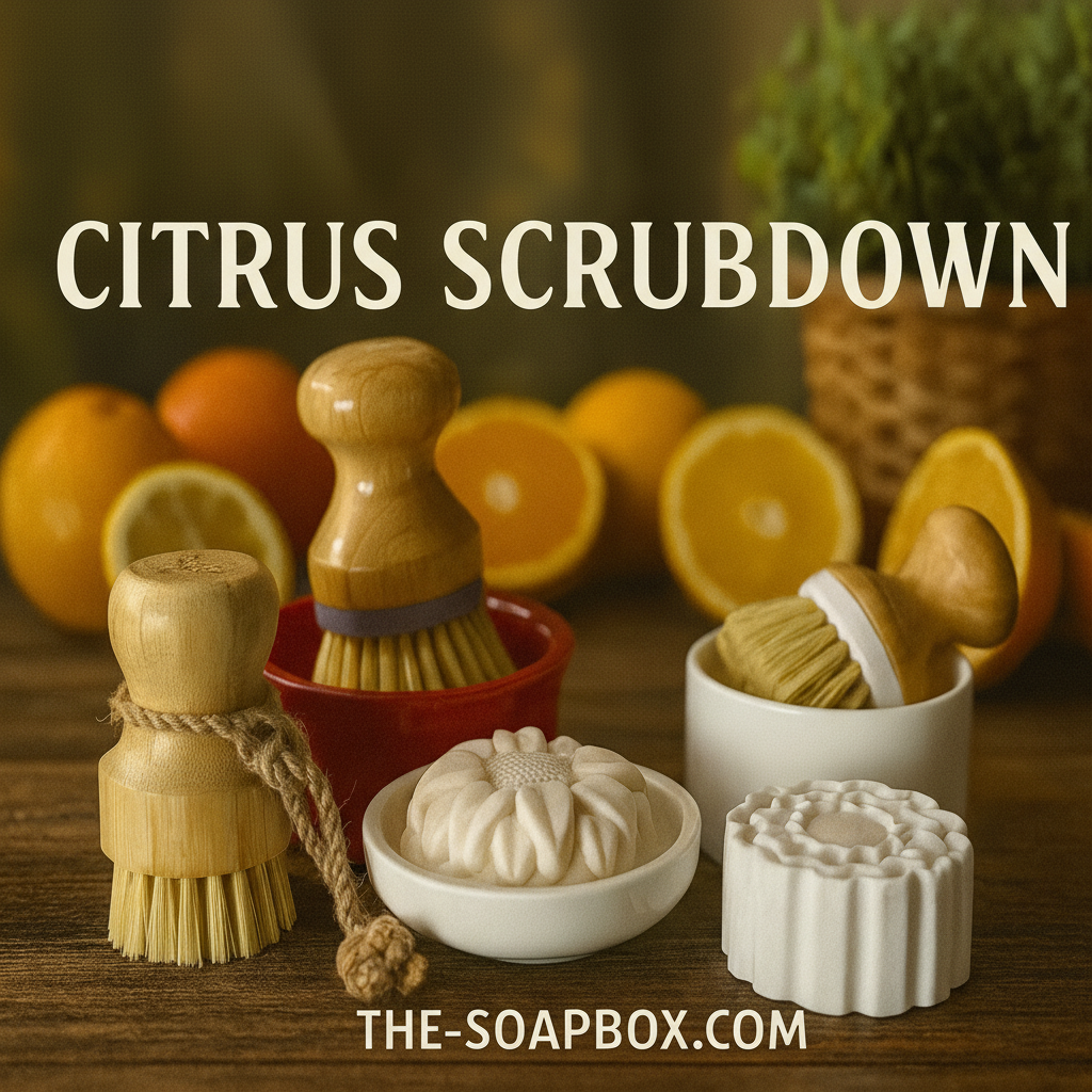 Citrus Scrubdown – Kitchen Bar Goat Milk Soap